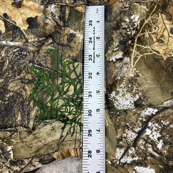 Vintage Rustic Ridge Hunting Pants Sz S Brown Realtree Camo Camping Outdoor - Picture 5 of 10